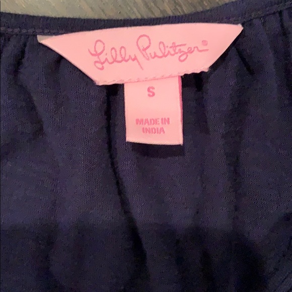 💜Lilly Pulitzer womens tassle lightweight shirt - Picture 2 of 4